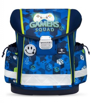 Iskolatáska, fémcsat, BELMIL "Classy Gamer Squad", gamer