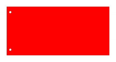 Elválasztócsík, karton, VICTORIA OFFICE, piros