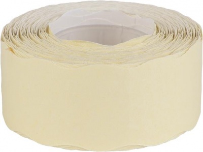 Árazószalag, 25x16 mm, "C", fehér