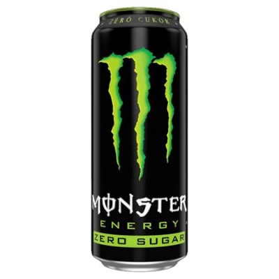 Energiaital, 500 ml, MONSTER "Energy Zero Sugar"