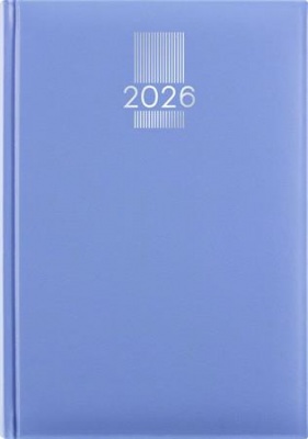 Naptár, tervező, A5, napi, DAYLINER, "MyPastel", kék