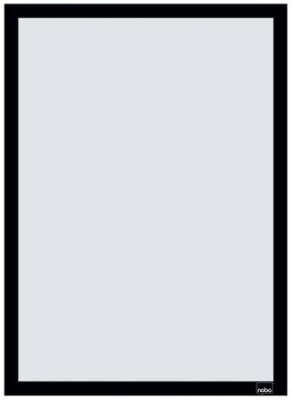 Posztertábla, fali, A3 méret, műanyag keret, 2 db, NOBO, fekete